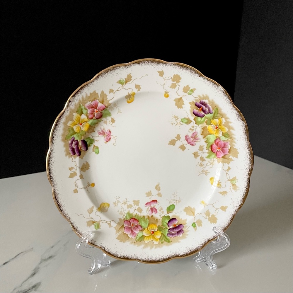 Floral Salad Plate - Charmaine by Royal Standard